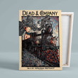 Dead & Company Canvas, Burgettstown Concert Poster Canvas, Wall Art Canvas