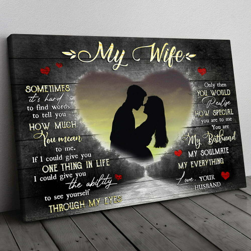 Gift For Wife For Husband How Special You Are To Me Canvas