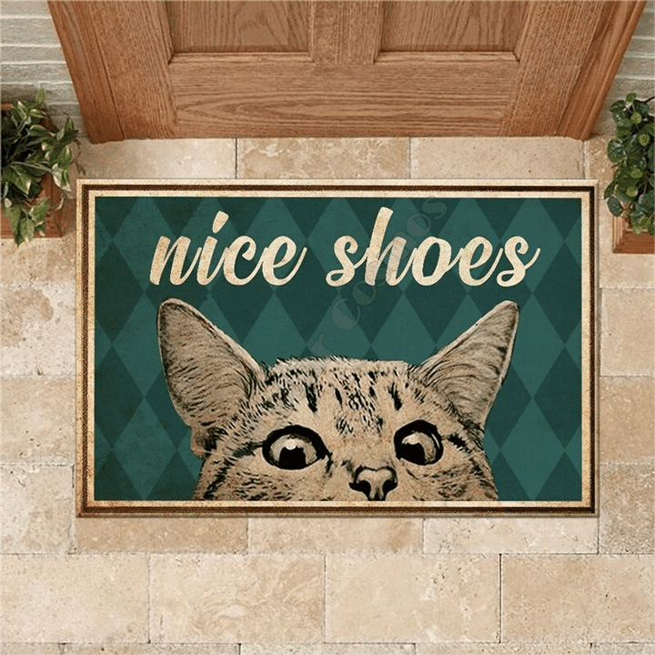 Nice Shoes Cat Doormat