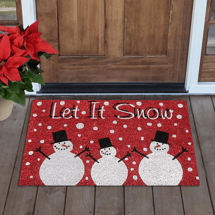 Holiday  Let It Snow Doormat
