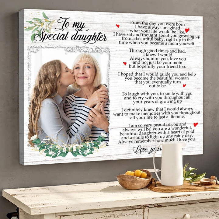 Personalized Gift For Daughter From MomYou Are Special Daughter Canvas