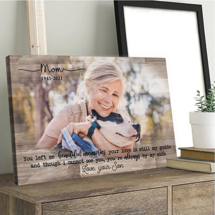 Personalized Sympathy Gift In Loving Memorial Of Mother Canvas