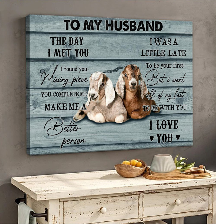 To my husband-Goat Poster & Matte Canvas BIK21020608-BID21020608