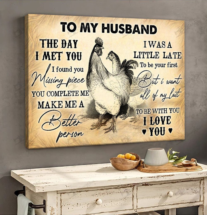To my husband-Chicken Poster & Matte Canvas BIK21020606-BID21020606