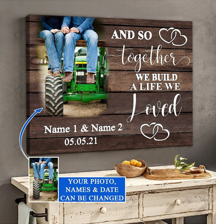 Farmer Couple Personalized Matte Canvas BID21052002