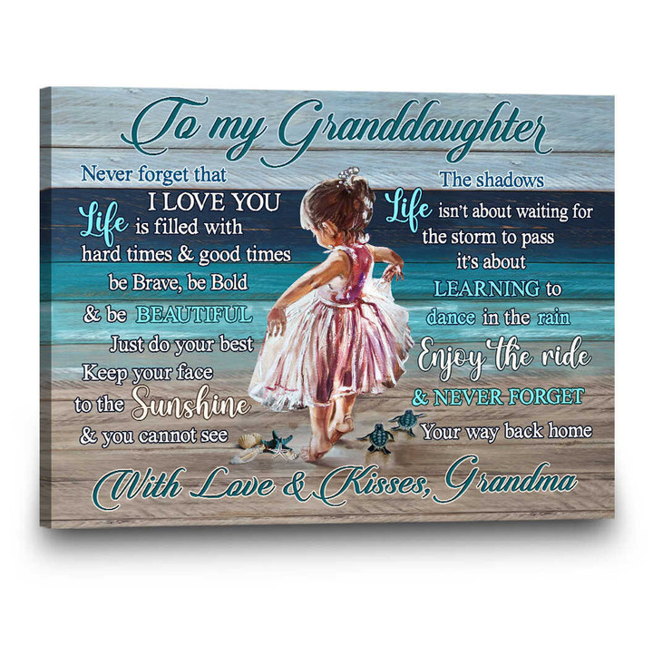 Granddaughter Gifts - Gift for Granddaughter from Grandma - Dance in the rain