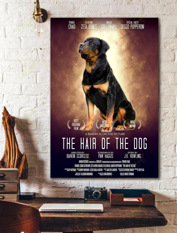 Rottweiler - The hair of the dog Canvas