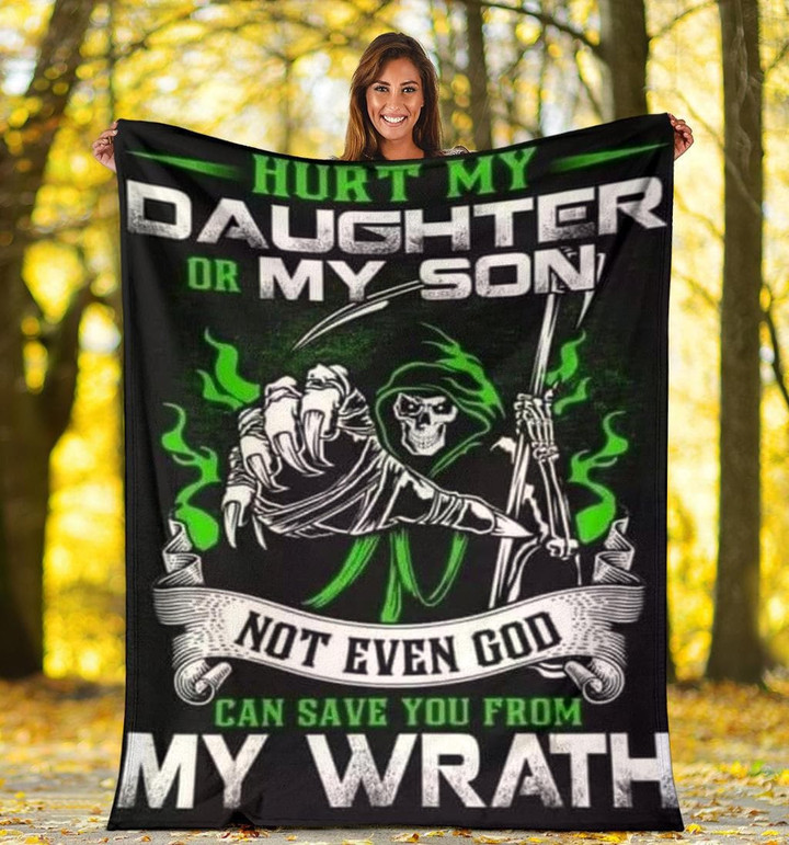 Daughter and Son Microfleece Blanket
