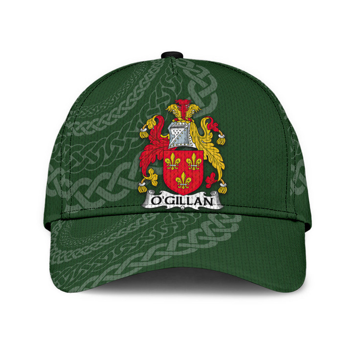 Ogillan Coat Of Arms - Irish Family Crest St Patrick's Day Classic Cap