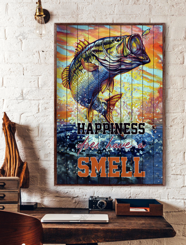 MHD20123002-MHK20123002 Happiness Does Have A Smell Poster & Matte Canvas