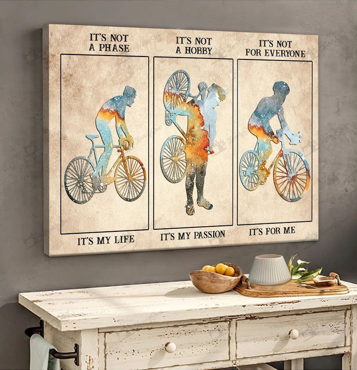 Bicycle-It's my life Poster & Matte Canvas TRK21031801-TRD21031801