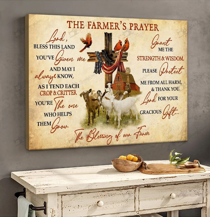 Goat Farmer Prayer Poster & Matte Canvas BIK21020609-BID21020609