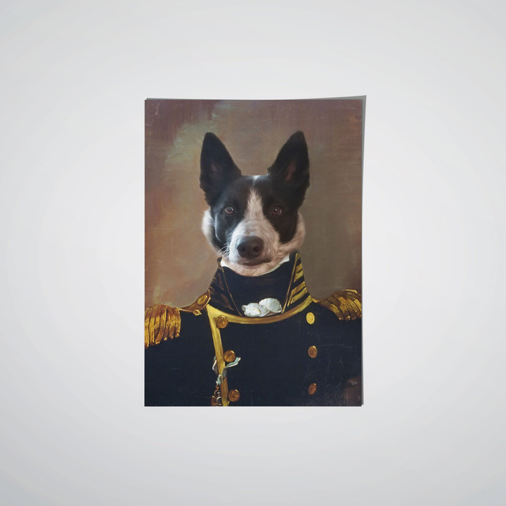 The Admiral - Custom Pet Poster