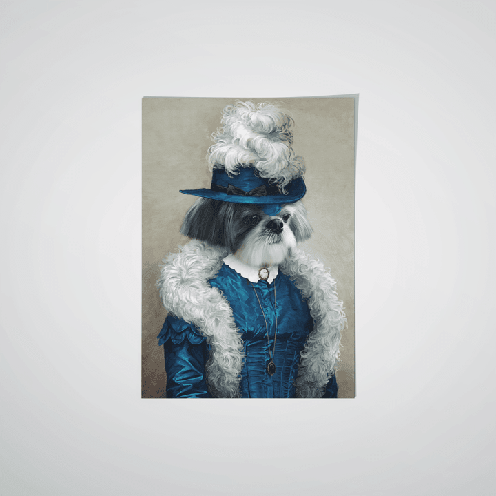 The Boa Lady - Custom Pet Poster
