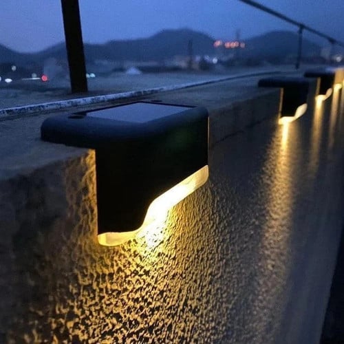 LED Solar Lamp Path Staircase Outdoor Waterproof Wall Light🔥