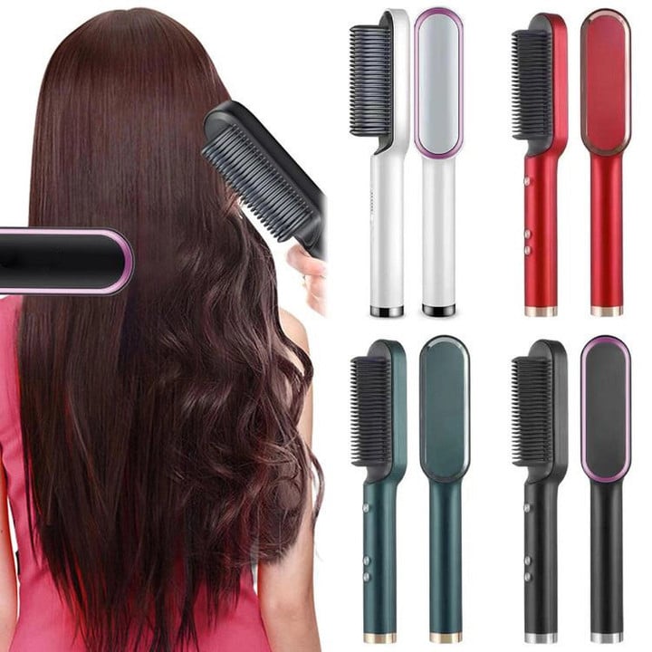 Negative Ion Hair Straightener Styling Comb💖