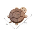 Turtle Shape Solid Wood Insulation Mat Kettle Tea Coaster