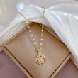 Water Drop Pearl Pendant Necklace For Women, Best Necklaces For Women, Women Designer Necklaces, Anniversary Gift, Heart Necklace