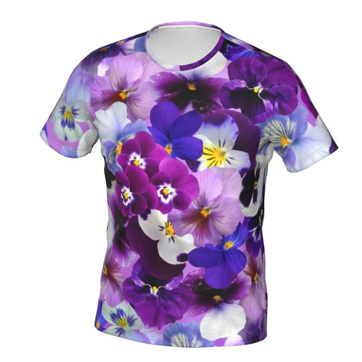 Hippie Flower Power T-Shirt Peace Colorful 60s Retro Man Hippie T Shirts Summer Graphic Tees Short-Sleeved Kawaii Clothing Gift