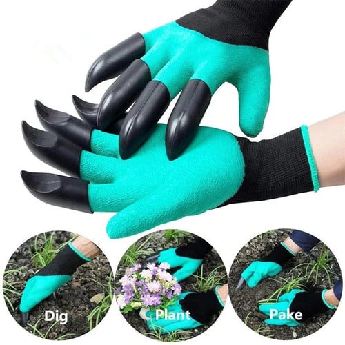 Digging gloves, gardening, dipping, labor protection, paws, garden planting, vegetable, flower, weeding protection