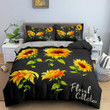 Black Sunflowers Comforter Set King Size Black Yellow Comforter Yellow Flowers