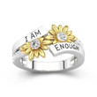 Beautiful Sunflower Ring For women's