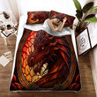 Dragon Fire Quilt Bedding Set