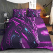 Purple Dragon Bedding Set