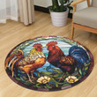 Chicken Round Carpet Floor Mats