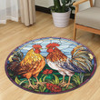 Chicken Round Carpet Floor Mats