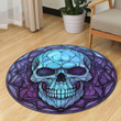 Skull Round Carpet Floor Mats