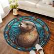 Seals Round Carpet Floor Mats