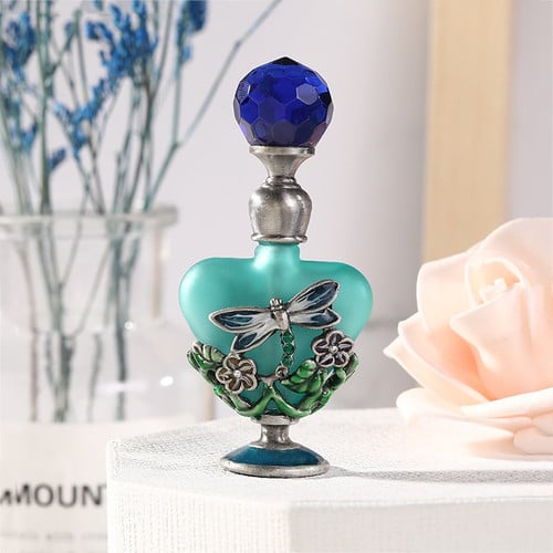 Heart Dragonfly Butterfly Metal Refillable Perfume