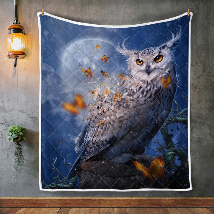 Custom Owl Quilt Set
