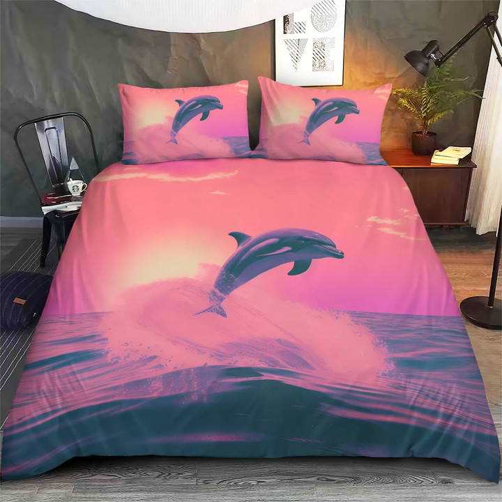 Dolphin Art Bedding Set