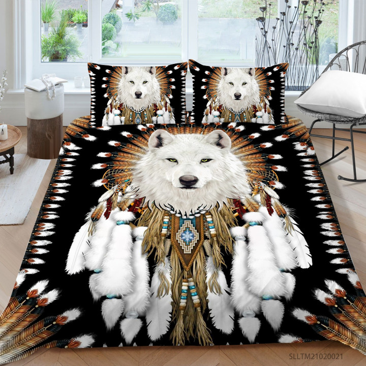 Wolf Spirit Quilt Bedding Set