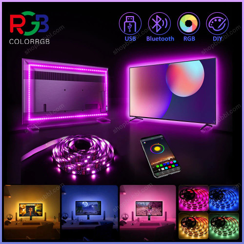 RGB 5050 Backlight USB APP Control For 24-60 Inch TV, Mirror & PC