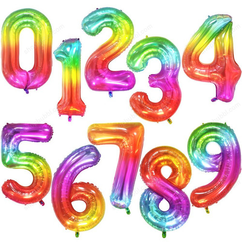 40 Inch Big Foil Birthday Balloons Helium Number Party Decorations