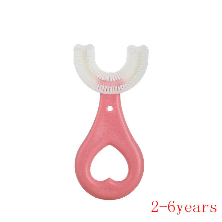 This is a Discount for you - Kids Toothbrush U-Shape Infant Toothbrush with Handle Silicone Oral Care Cleaning Brush for Baby Gifts