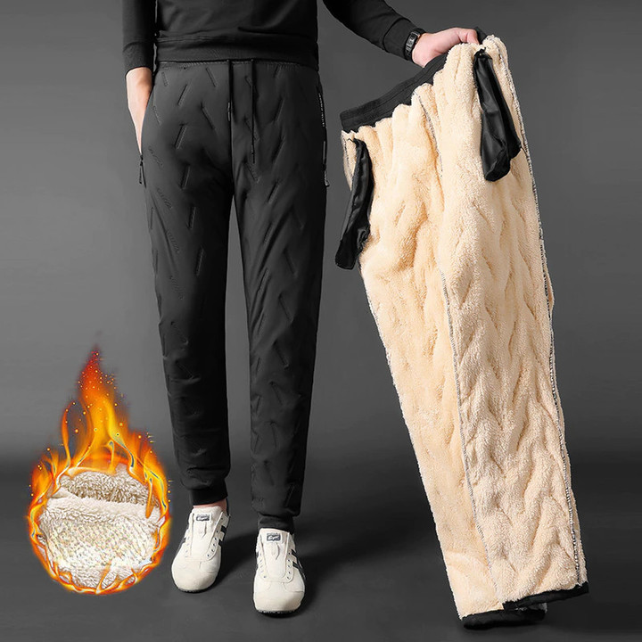 This is a Discount for you - Lambswool Casual Pants Winter Thick Fleece