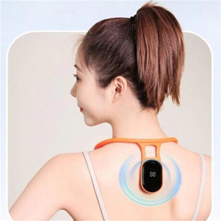 This is a Discount for you - Portable Body Shaping Neck Instrument Electric Ultrasonic Lymphatic Soothing Posture Correction Reminder Device for Men Women