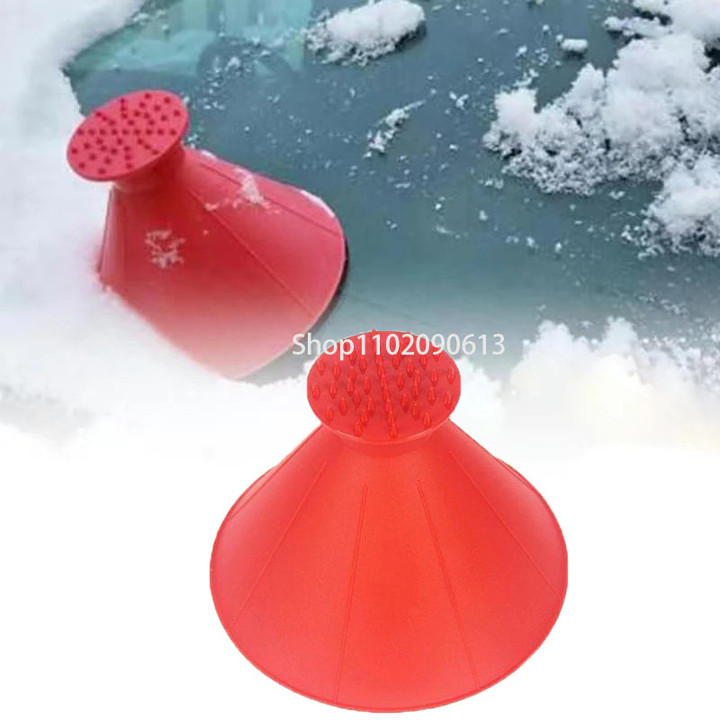 This is a Discount for you - Winter Auto Car Magic Window Windshield Car Ice Scraper Shaped Funnel Snow Remover Deicer Cone Tool Scraping A Round