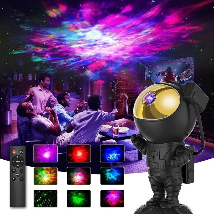 This is a Discount for You - Black Astronaut Galaxy Star Projector