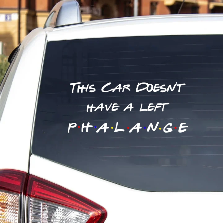 Left Phalange - Car Sticker