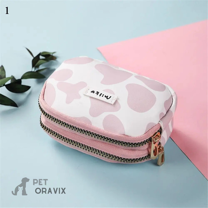 MooChic Cow Pattern Coin Purse