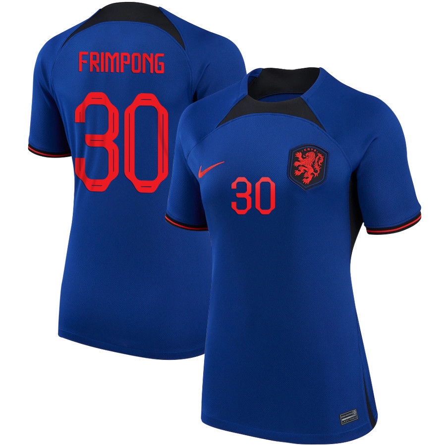 Jeremie Frimpong #30 Netherlands National Team 2022-23 Qatar World Cup ...