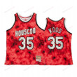 Men's Houston Rockets Christian Wood Galaxy Constellation Jersey Red Throwback