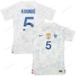Jules Koundé 5 Signed France Men Away Jersey National Team World Cup 2022
