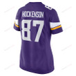 T.J. Hockenson 87 Minnesota Vikings Women's Game Player Jersey - Purple
