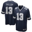 Dallas Cowboys Michael Gallup 13 Navy Game Men Jersey Jersey